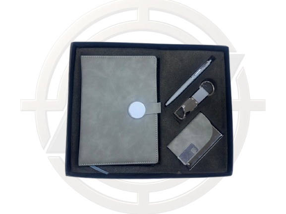 4 in one Gift Set (Diary, Pen, Key Chain & Card Holder)