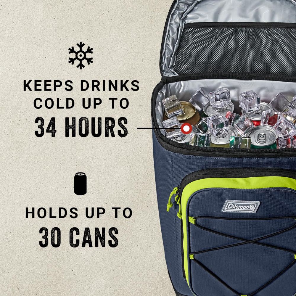 COLEMAN XPAND 30-Can Soft Cooler Backpack