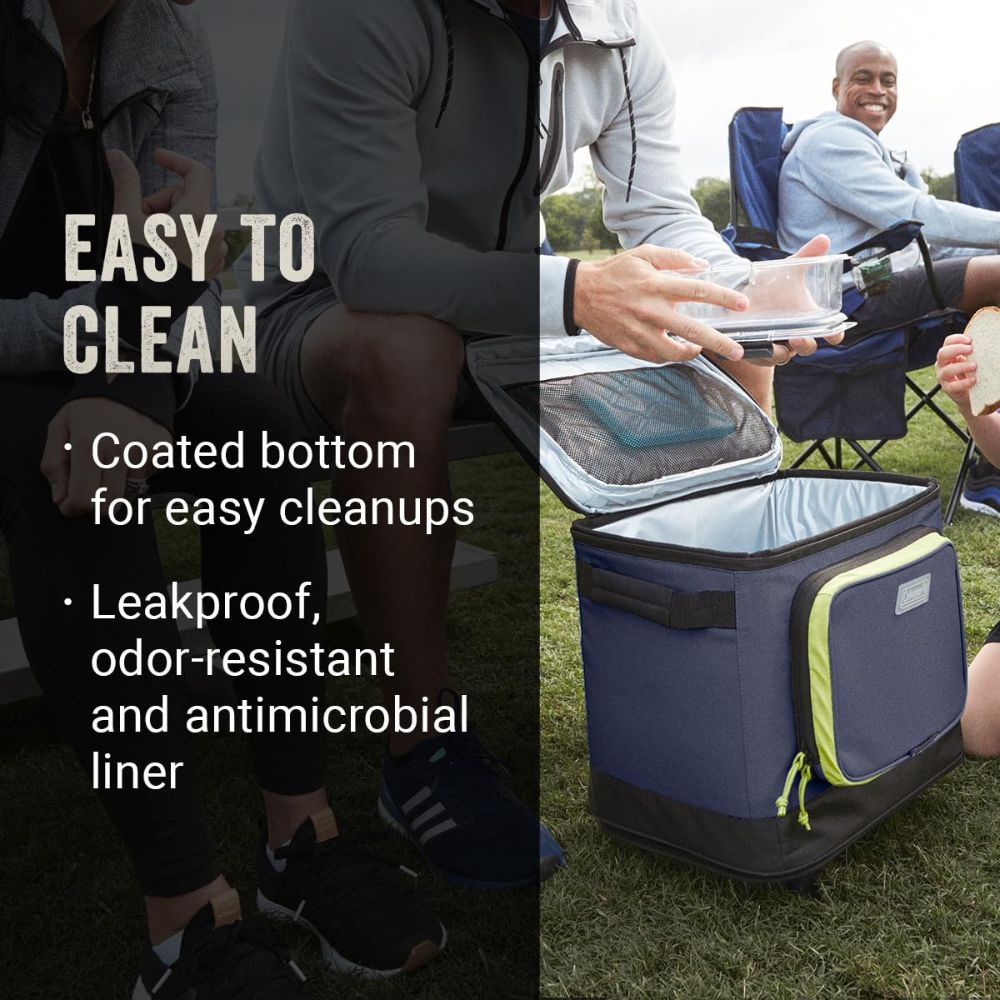 COLEMAN XPAND 42-Can Soft Cooler with Wheels