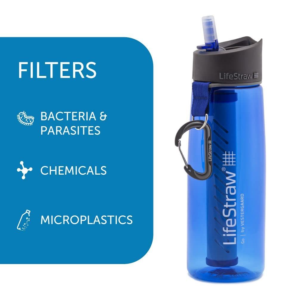 LifeStraw Go Series BPA FREE WATER FILTER BOTTLE