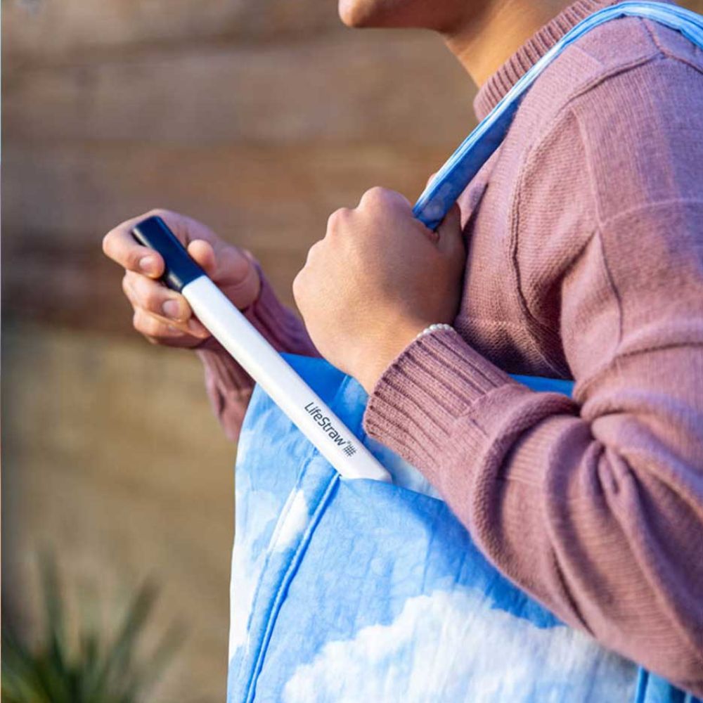 LifeStraw Sip Reusable Steel Filter Straw with carry case