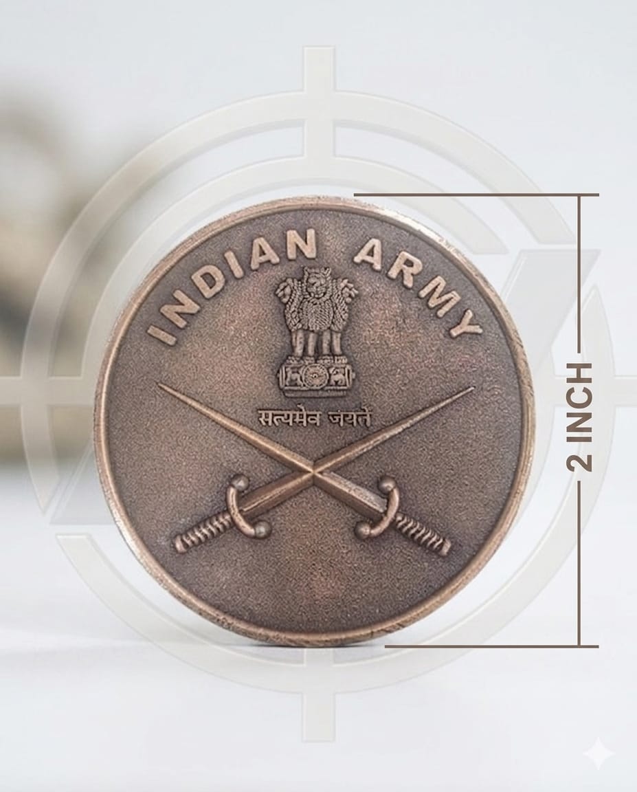 Army Dye Medal With Velvet Box
