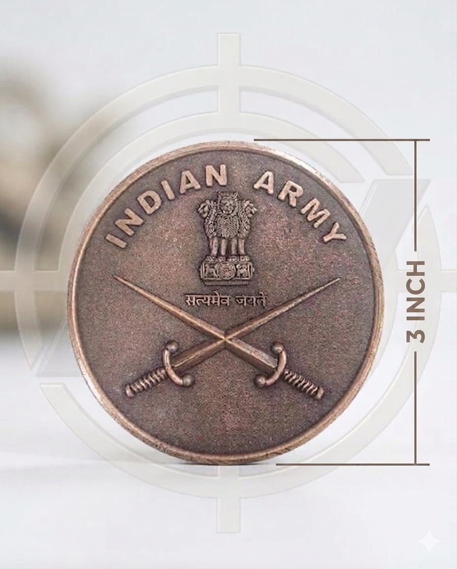 Army Dye Medal With Velvet Box