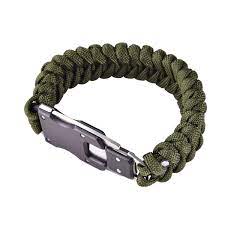 Tactical Wrist Band With Knife
