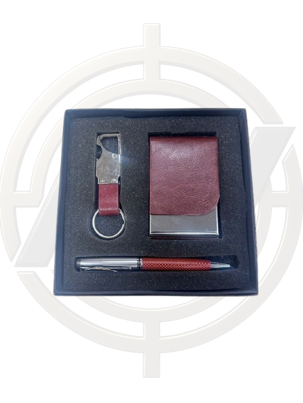 3 in one Gift Set (Pen, Key Chain & Card Holder)