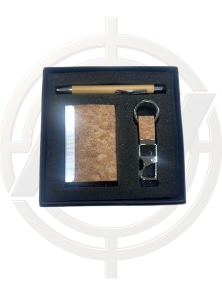3 in one Gift Set (Pen, Key Chain & Card Holder)